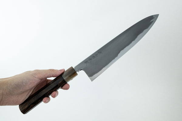 Konosuke Fujiyama Blue #1 Kaiju Gyuto 240mm Ziricote Handle