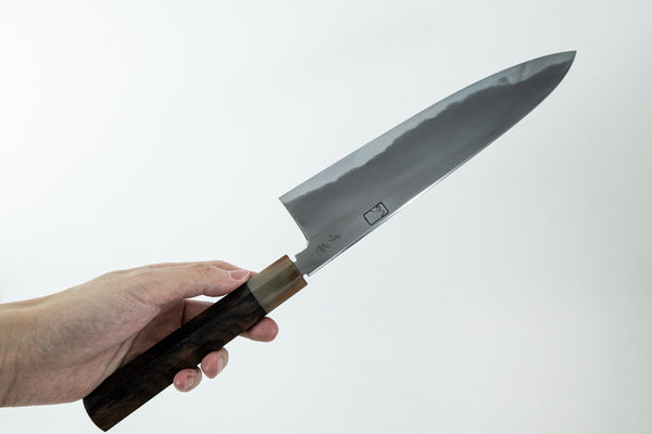Konosuke Fujiyama Blue #1 Kaiju Gyuto 240mm Ziricote Handle