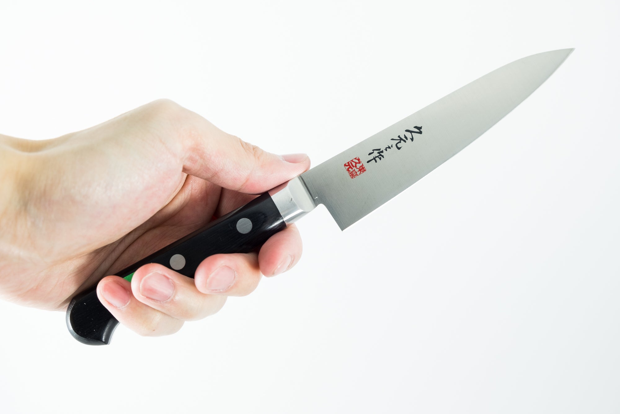 Morihei Hisamoto INOX Petty 120mm Pakka Handle