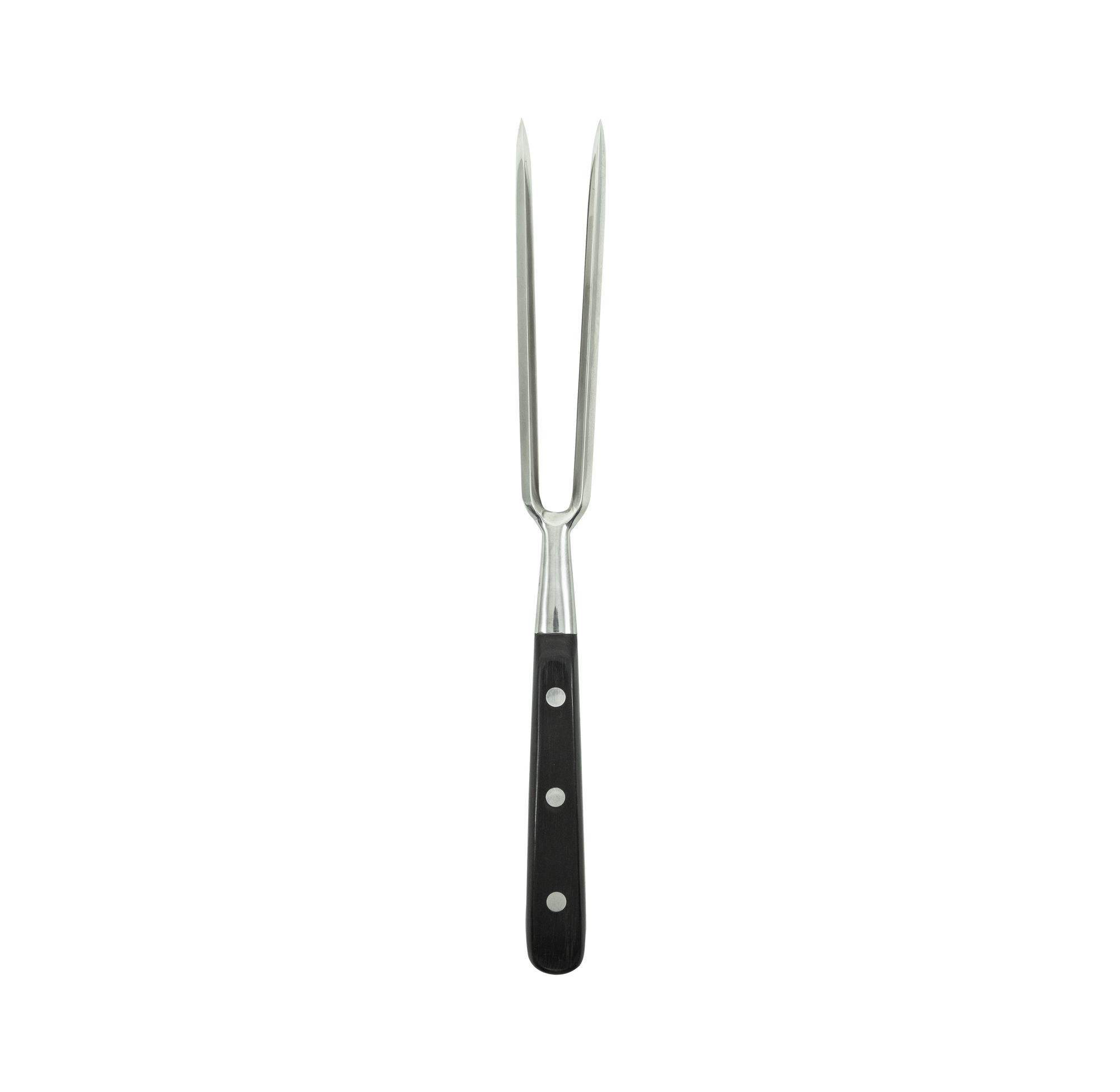 Hitohira Straight Carving Fork Black Pakka Handle