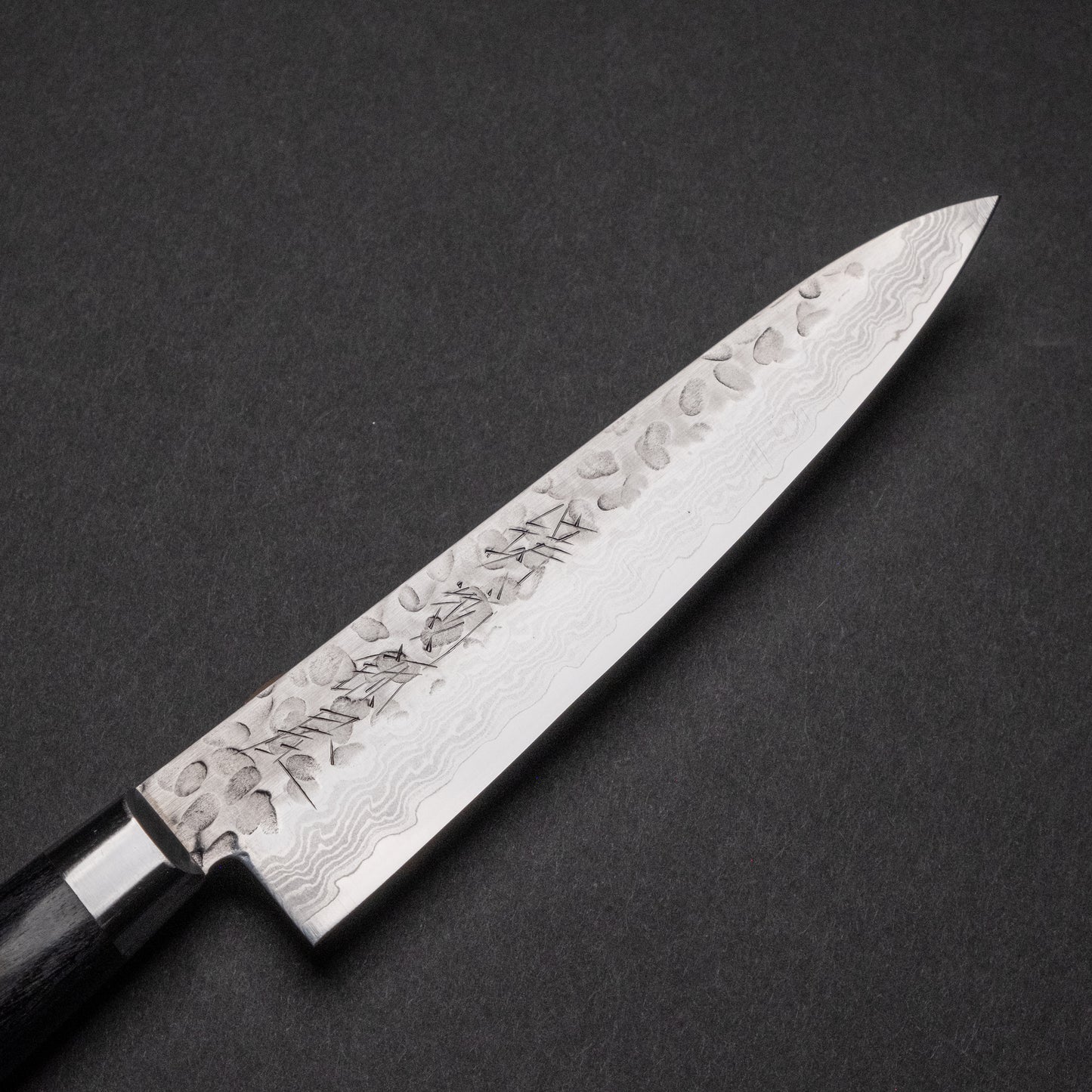 Hitohira Imojiya ST Tsuchime Damascus Petty 135mm Pakka Handle (Yo)