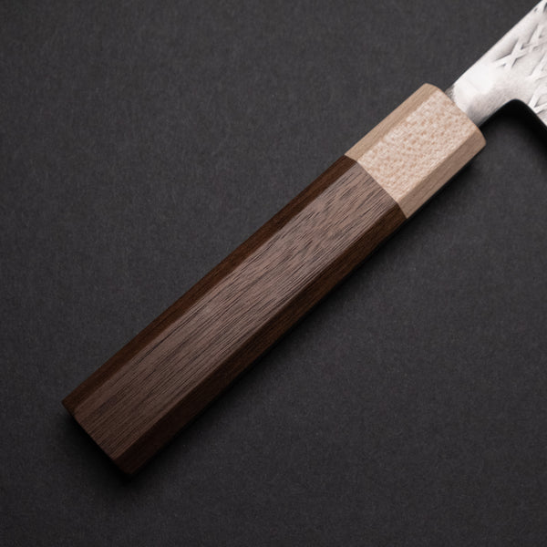 Hitohira TD SLD Tsuchime Santoku 165mm Walnut Handle