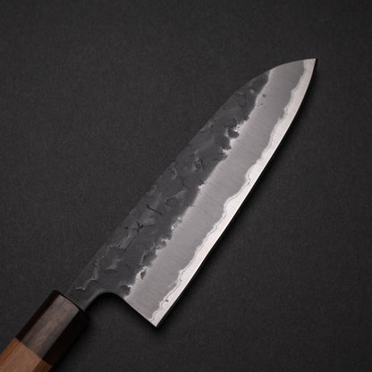 Hitohira Futana SB Kuro Nashiji Santoku 170mm Cherry Wood Handle