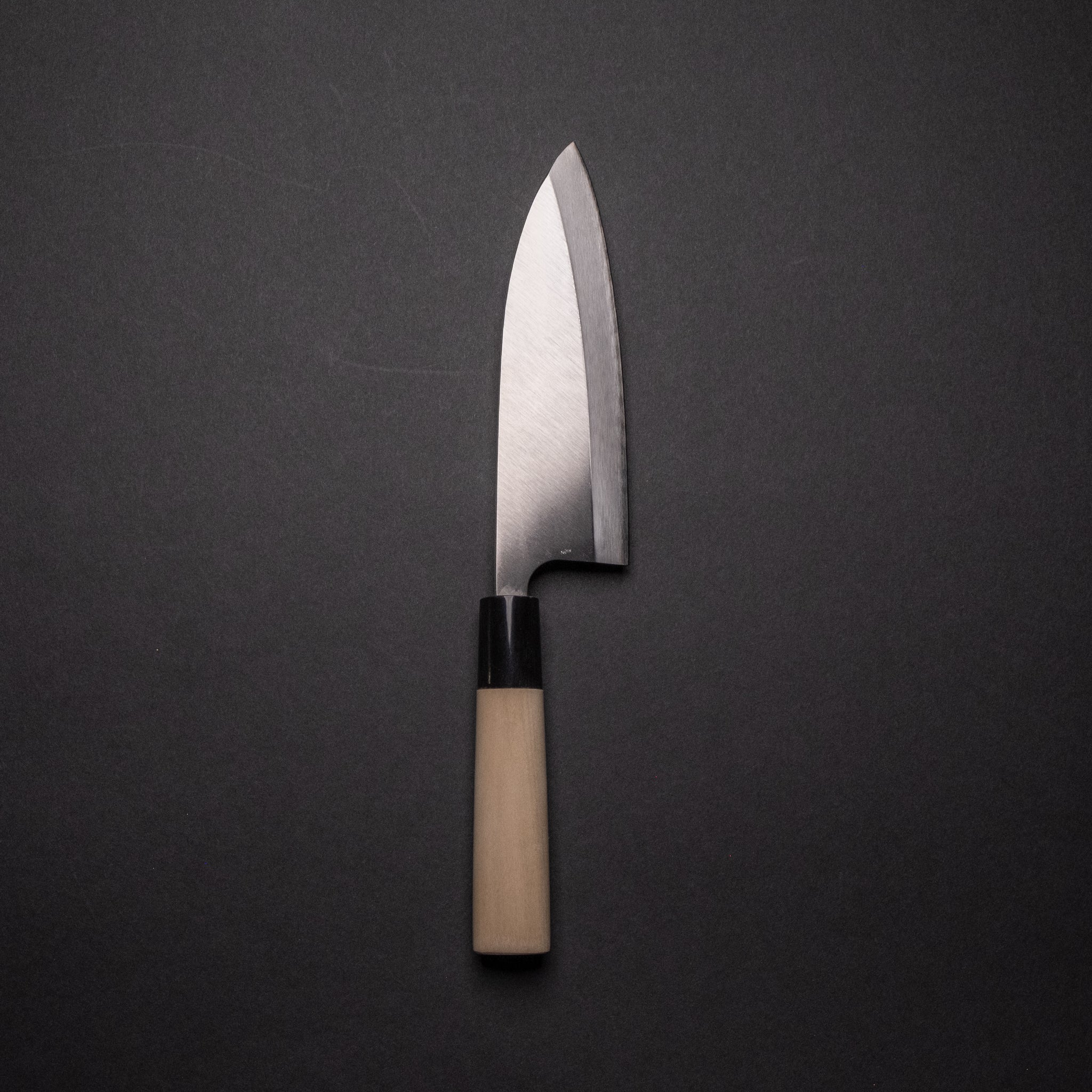 Mumei Stainless Deba 165mm Ho Wood Handle