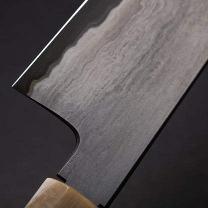 Tetsujin Blue #2 Metal Flow Gyuto 210mm Taihei Rosewood Handle