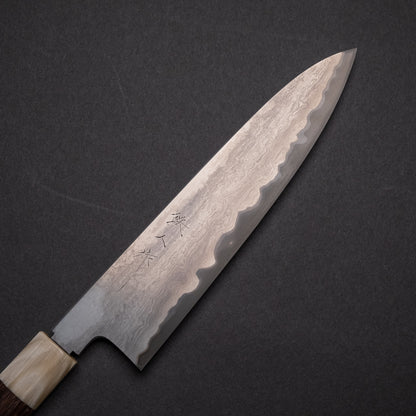 Tetsujin Blue #2 Metal Flow Gyuto 210mm Taihei Rosewood Handle